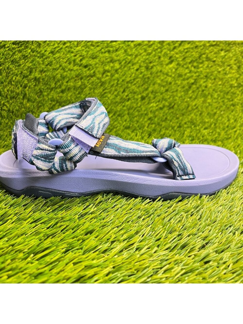 Teva Hurricane XLT 2 Girls Size 5Y Green Purple Outdoor Sport Hiking Sandals